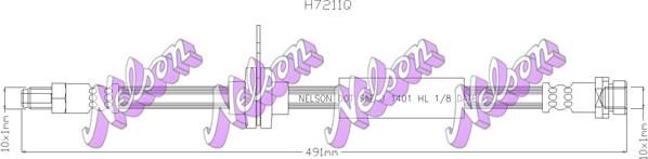 Kawe H7211Q - Flessibile del freno autozon.pro