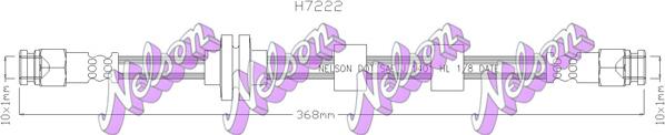 Kawe H7222 - Flessibile del freno autozon.pro