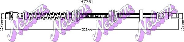 Kawe H7764 - Flessibile del freno autozon.pro