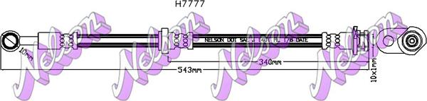 Kawe H7777 - Flessibile del freno autozon.pro