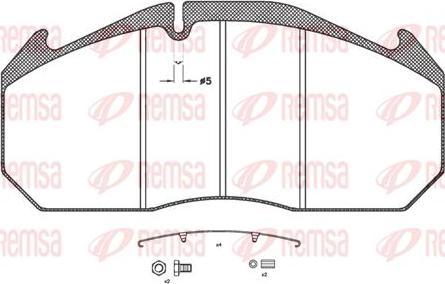 Kawe JCA506.31 - Kit pastiglie freno, Freno a disco autozon.pro