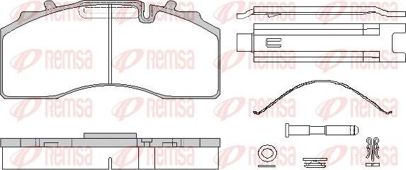 Kawe JCA1415.80 - Kit pastiglie freno, Freno a disco autozon.pro