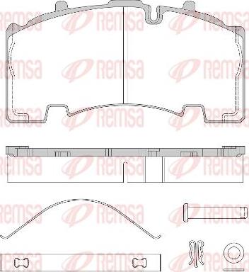 Kawe JCA1555.80 - Kit pastiglie freno, Freno a disco autozon.pro