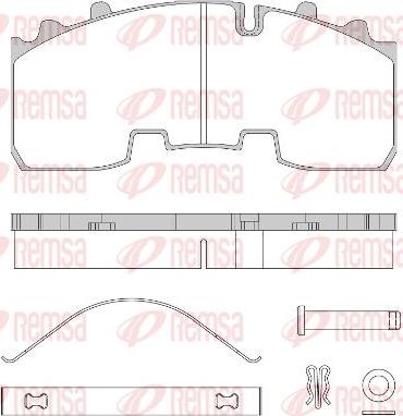 Kawe JCA1556.80 - Kit pastiglie freno, Freno a disco autozon.pro