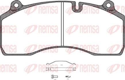 Kawe JCA1306.00 - Kit pastiglie freno, Freno a disco autozon.pro