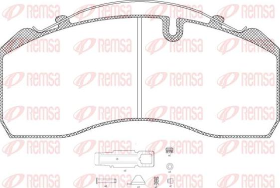 Kawe JCA814.80 - Kit pastiglie freno, Freno a disco autozon.pro