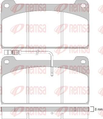 Kawe JCA823.40 - Kit pastiglie freno, Freno a disco autozon.pro