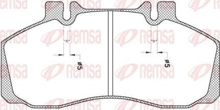 Kawe JCA245.20 - Kit pastiglie freno, Freno a disco autozon.pro