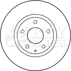 Key Parts KBD5302 - Discofreno autozon.pro