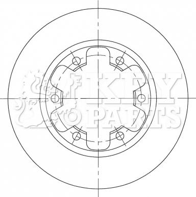 Key Parts KBD5386 - Discofreno autozon.pro