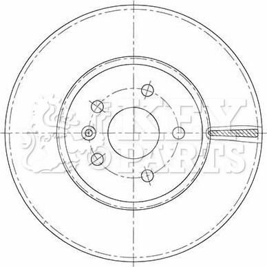 Key Parts KBD6130S - Discofreno autozon.pro