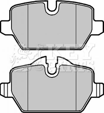 Key Parts KBP1960 - Kit pastiglie freno, Freno a disco autozon.pro