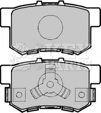 Key Parts KBP1985 - Kit pastiglie freno, Freno a disco autozon.pro