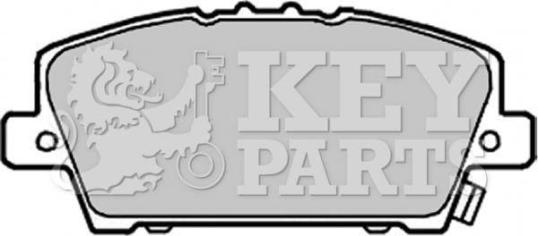 Key Parts KBP1986 - Kit pastiglie freno, Freno a disco autozon.pro