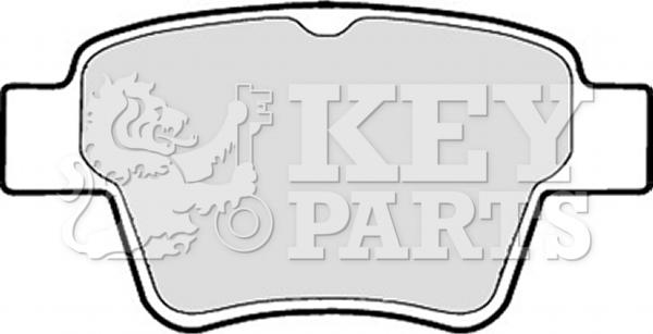 Key Parts KBP1920 - Kit pastiglie freno, Freno a disco autozon.pro