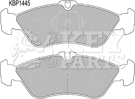 Key Parts KBP1445 - Kit pastiglie freno, Freno a disco autozon.pro