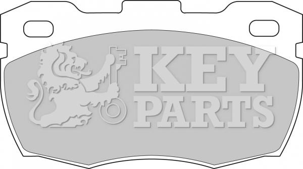 Key Parts KBP1571 - Kit pastiglie freno, Freno a disco autozon.pro