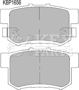 Key Parts KBP1656 - Kit pastiglie freno, Freno a disco autozon.pro