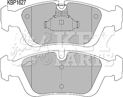 Key Parts KBP1627 - Kit pastiglie freno, Freno a disco autozon.pro