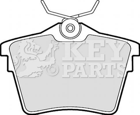 Key Parts KBP1899 - Kit pastiglie freno, Freno a disco autozon.pro