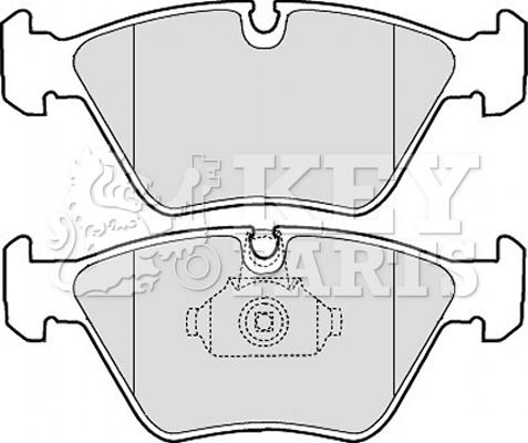 Key Parts KBP1843 - Kit pastiglie freno, Freno a disco autozon.pro