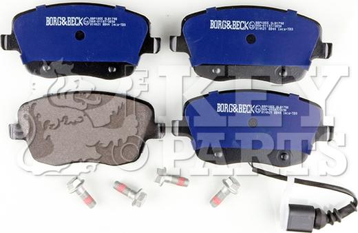 Key Parts KBP1855 - Kit pastiglie freno, Freno a disco autozon.pro