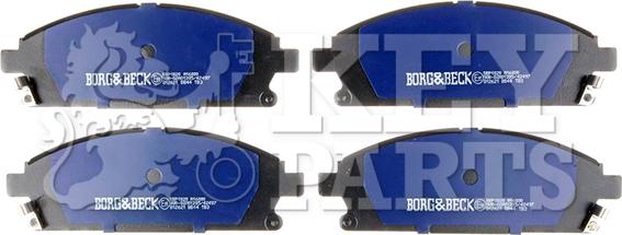 Key Parts KBP1820 - Kit pastiglie freno, Freno a disco autozon.pro