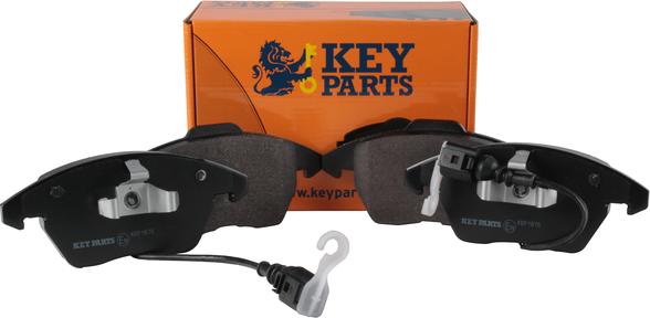 Key Parts KBP1876 - Kit pastiglie freno, Freno a disco autozon.pro