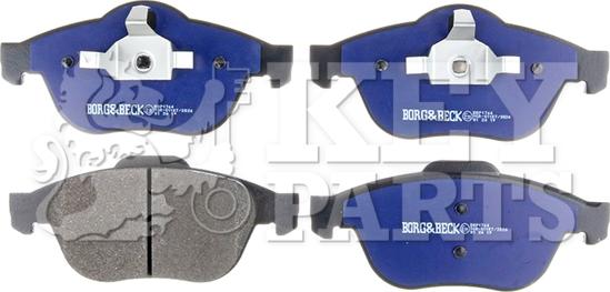 Key Parts KBP1764 - Kit pastiglie freno, Freno a disco autozon.pro