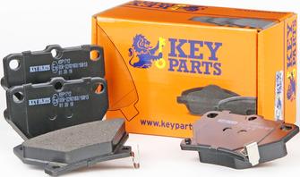 Key Parts KBP1712 - Kit pastiglie freno, Freno a disco autozon.pro