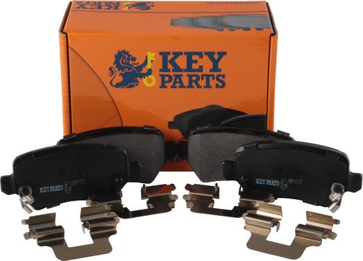 Key Parts KBP1777 - Kit pastiglie freno, Freno a disco autozon.pro