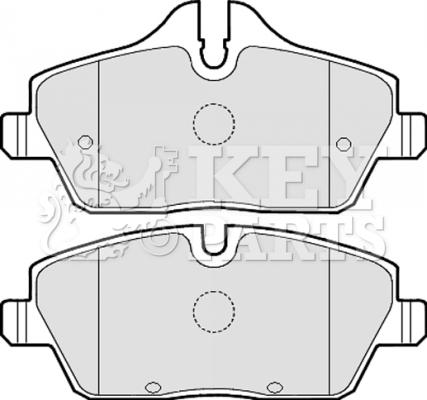 Key Parts KBP2051 - Kit pastiglie freno, Freno a disco autozon.pro