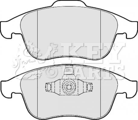 Key Parts KBP2057 - Kit pastiglie freno, Freno a disco autozon.pro