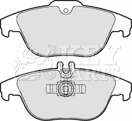 Key Parts KBP2062 - Kit pastiglie freno, Freno a disco autozon.pro