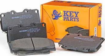 Key Parts KBP2002 - Kit pastiglie freno, Freno a disco autozon.pro