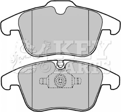 Key Parts KBP2023 - Kit pastiglie freno, Freno a disco autozon.pro