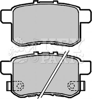 Key Parts KBP2103 - Kit pastiglie freno, Freno a disco autozon.pro