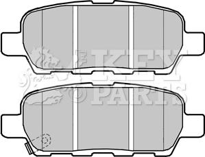 Key Parts KBP2326 - Kit pastiglie freno, Freno a disco autozon.pro