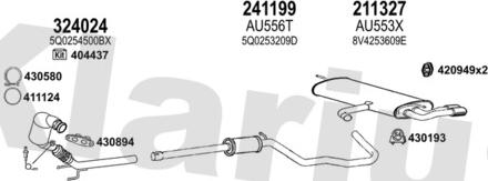 Klarius 940936E - Impianto gas scarico autozon.pro