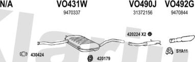 Klarius 960555U - Impianto gas scarico autozon.pro