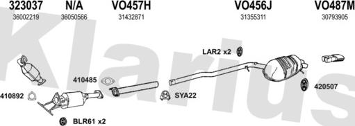 Klarius 960609U - Impianto gas scarico autozon.pro
