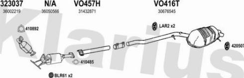 Klarius 960607U - Impianto gas scarico autozon.pro