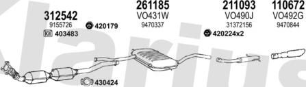 Klarius 960611E - Impianto gas scarico autozon.pro