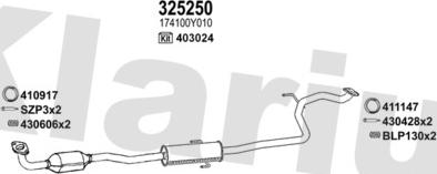 Klarius 900642U - Impianto gas scarico autozon.pro