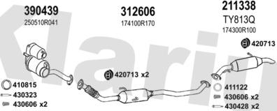 Klarius 900601E - Impianto gas scarico autozon.pro