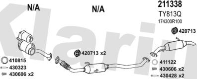 Klarius 900626E - Impianto gas scarico autozon.pro
