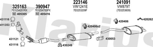 Klarius 932039E - Impianto gas scarico autozon.pro