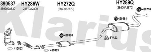 Klarius 500113U - Impianto gas scarico autozon.pro