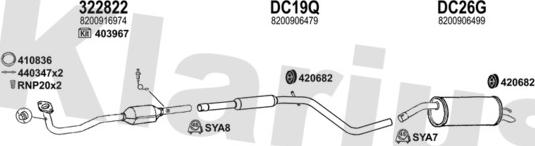 Klarius 520013U - Impianto gas scarico autozon.pro