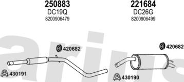 Klarius 520030E - Impianto gas scarico autozon.pro